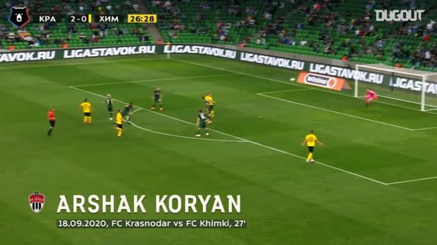 Best goals scored in the RPL in 2020
